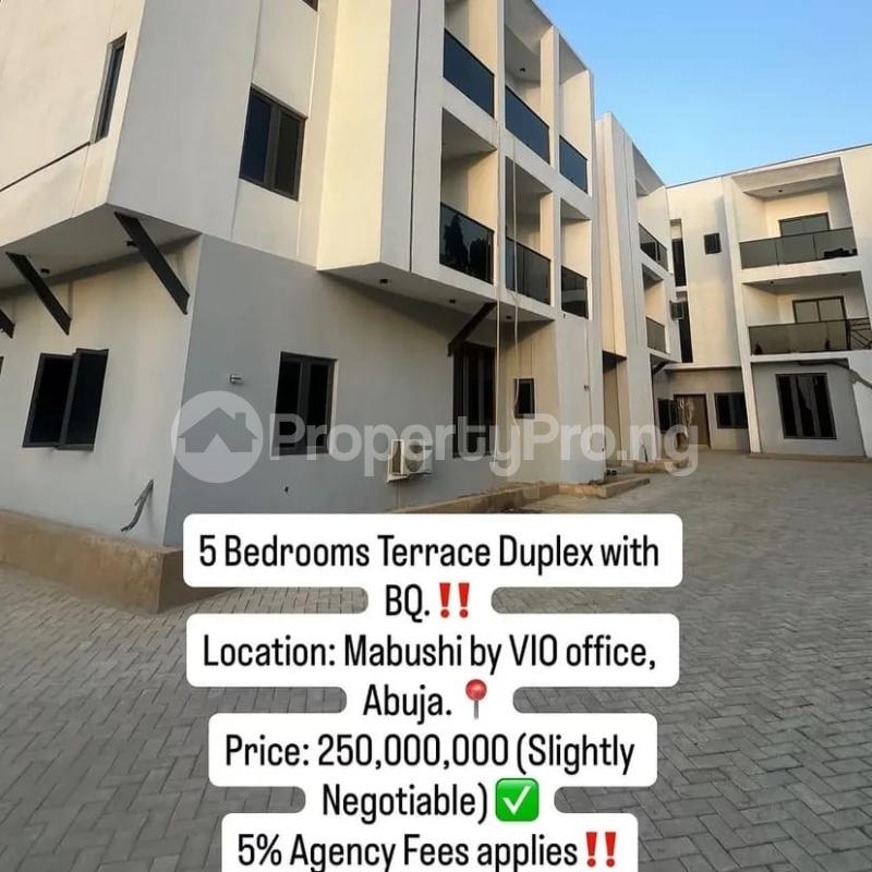 5 bedroom House for sale Mabushi Abuja