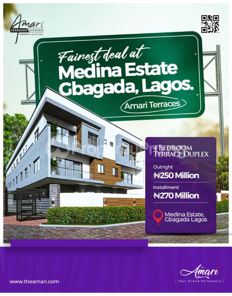 4 bedroom House for sale Medina Gbagada Lagos