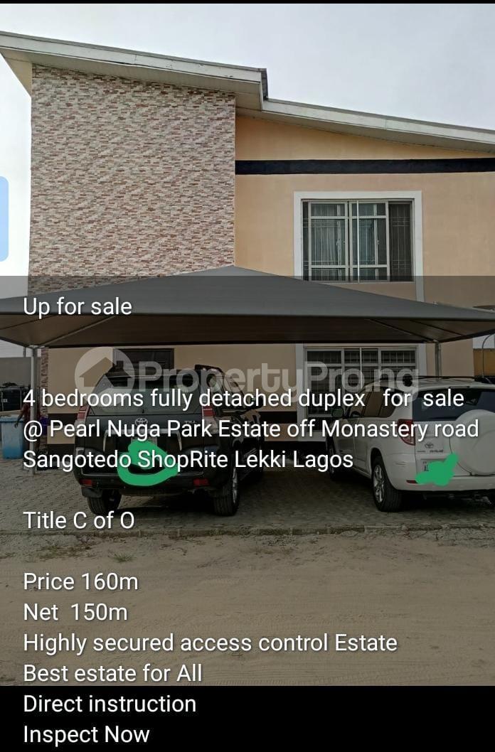 4 bedroom House for sale Monastery Road Sangotedo Ajah Lagos