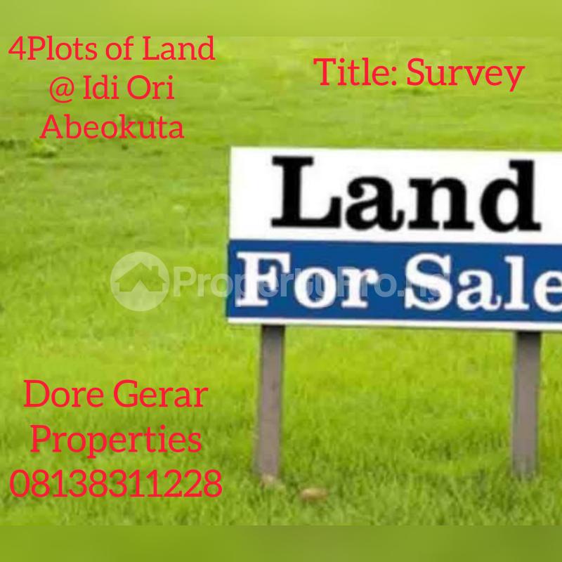 Land for sale Idiori Abeokuta Ogun