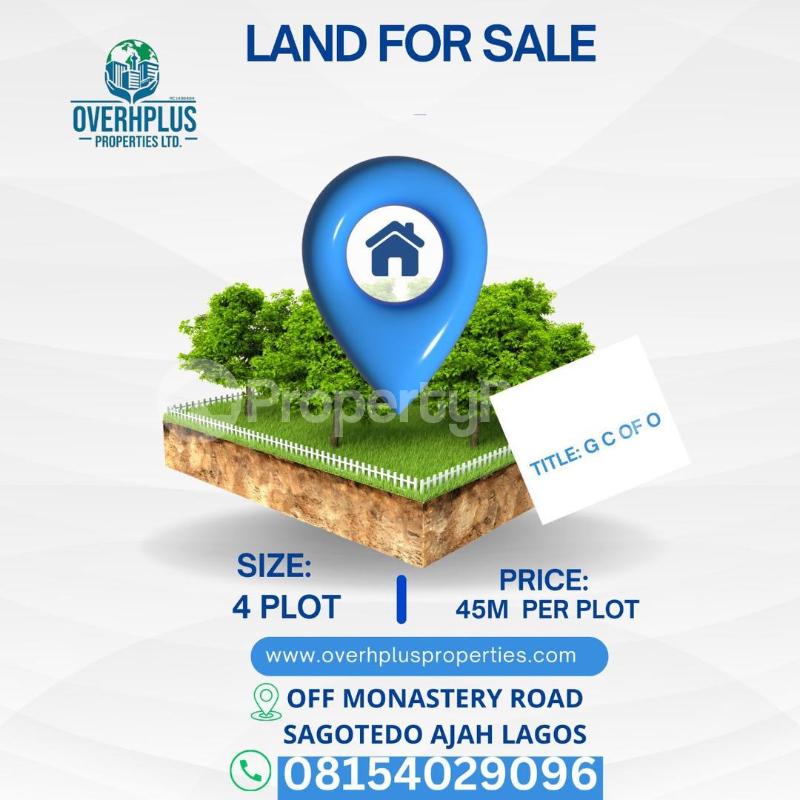 Land for sale Monastery road Sangotedo Lagos