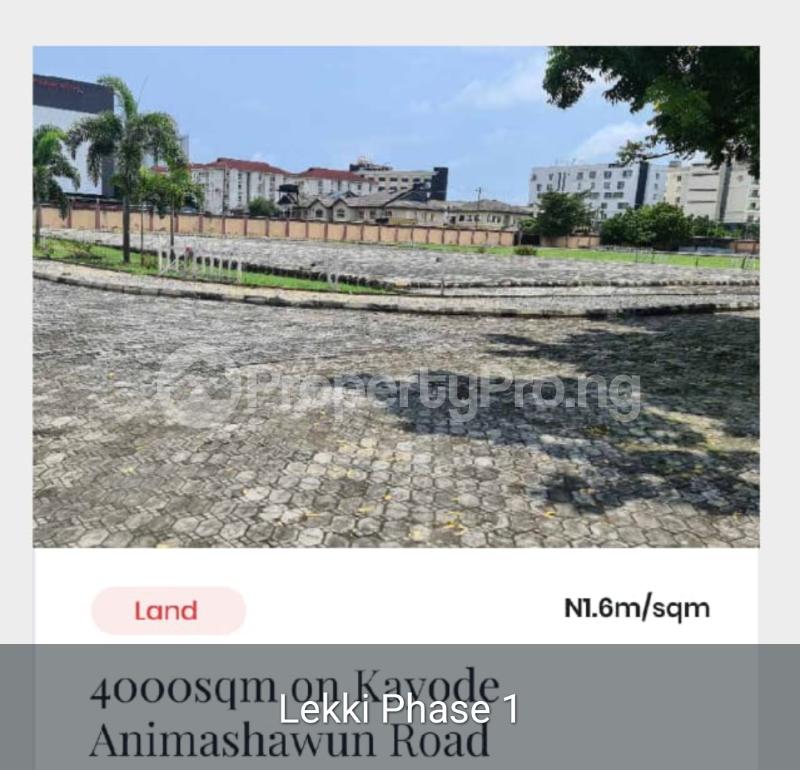 Land for sale Kayode Animashaun Street, Lekki Phase 1 Lekki Phase 1 Lekki Lagos