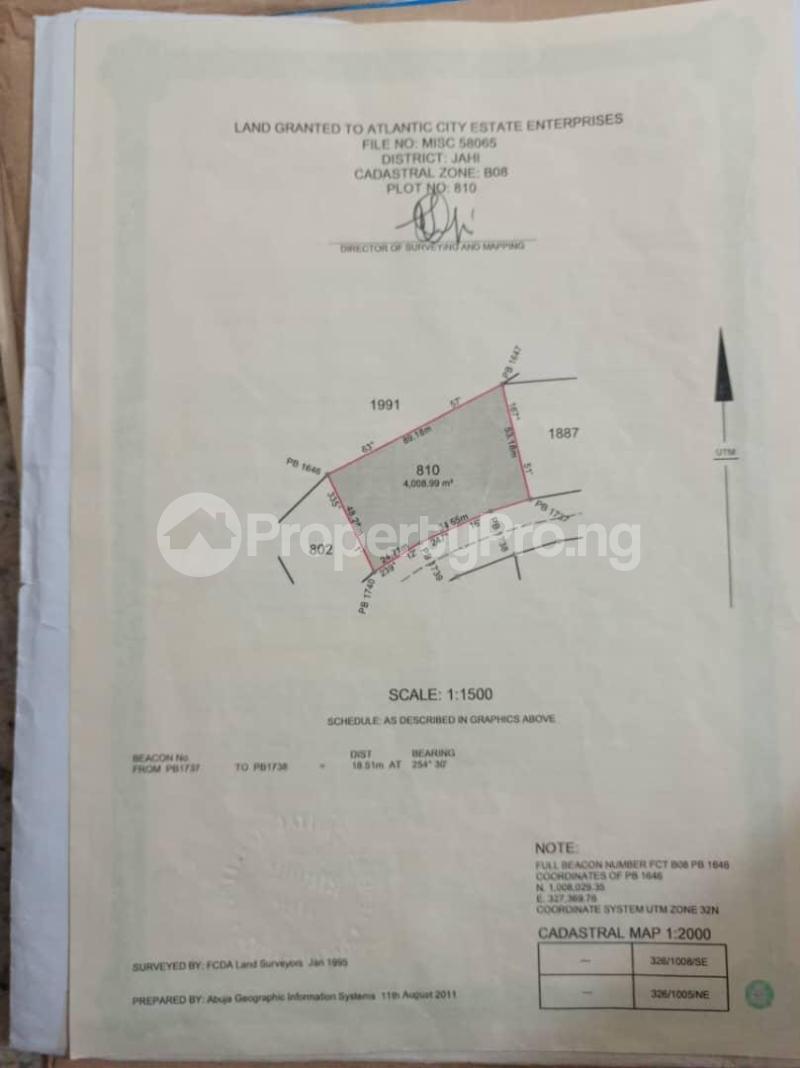 Land for sale Jahi Abuja