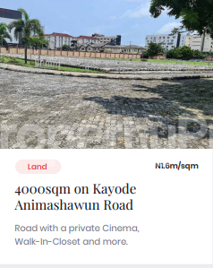 Land for sale Lekki Phase 1 Lekki Lagos