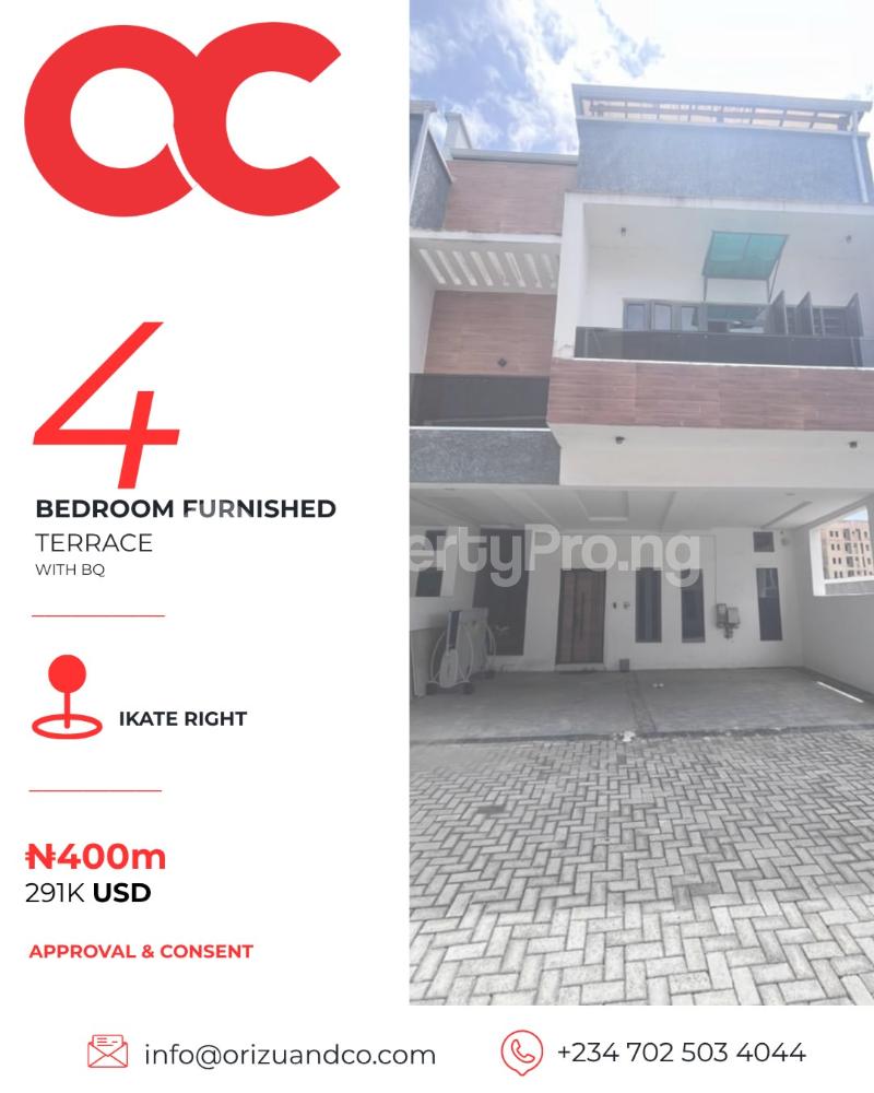 4 bedroom Flat / Apartment for sale Ikate Right Ikate Lekki Lagos