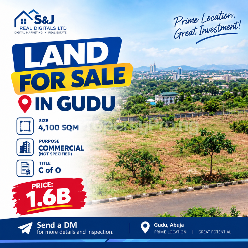 Land for sale Gudu Abuja Kaura (Games Village) Abuja