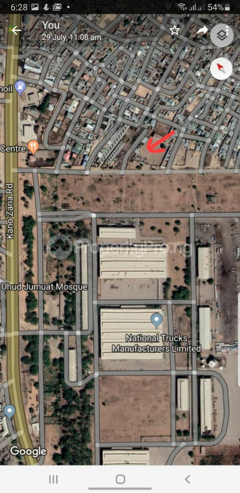 Land for sale Km 11 Before Naibawa Round About Beside National Truck Manufacturers (ntm) Kano kumbotso Kano