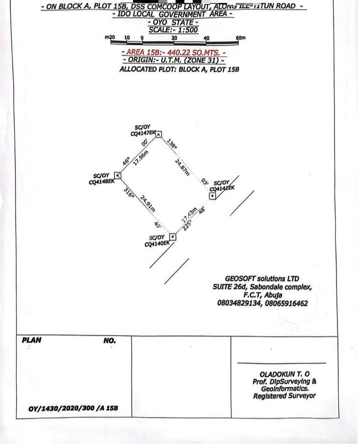 Land for sale Dss Estate, Ile Tuntun, Nihort Jericho Ibadan Oyo