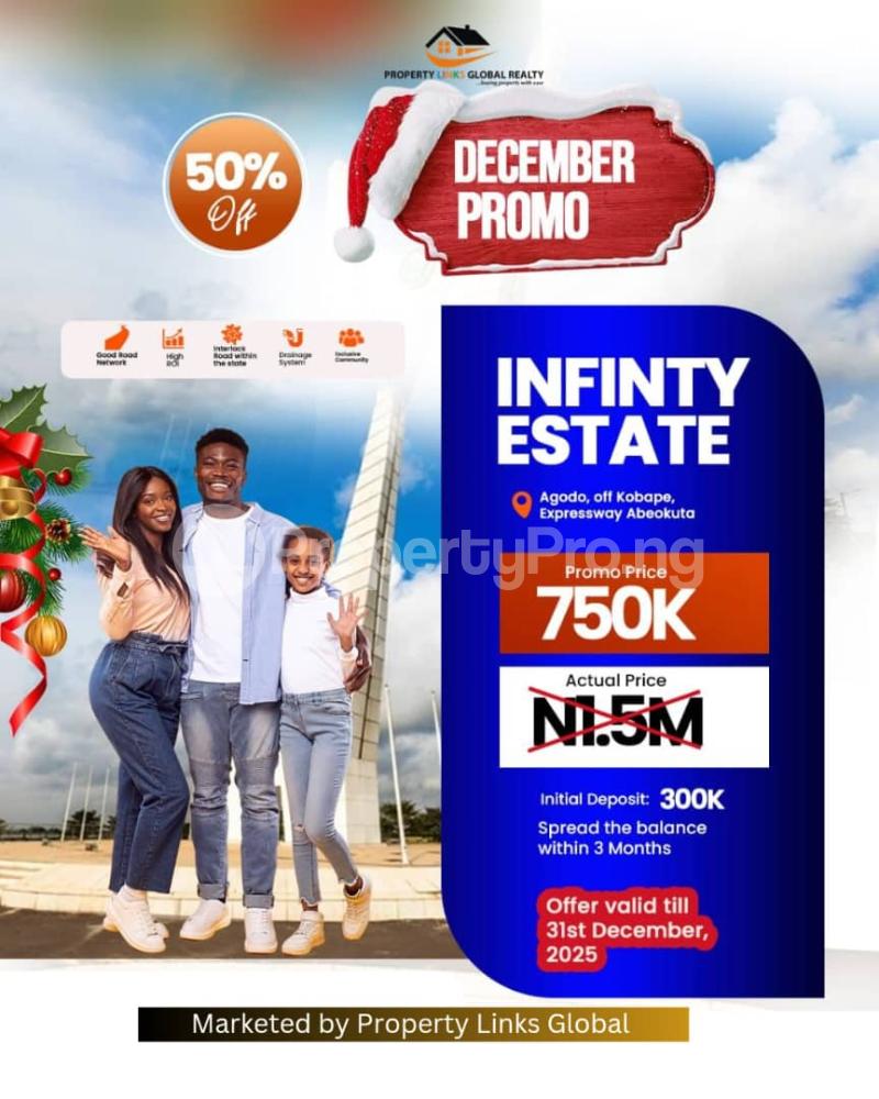 Land for sale 50% Discount Land In Abeokuta Ogun State With Good Title Registered Survey Abeokuta Ogun