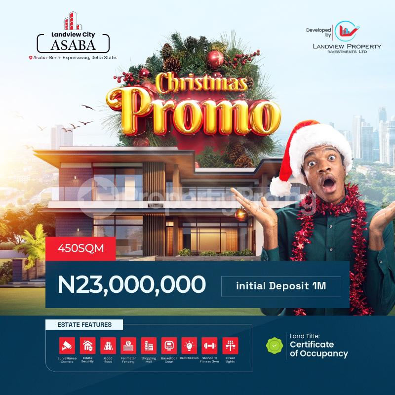 Land for sale Landview City Asaba Delta