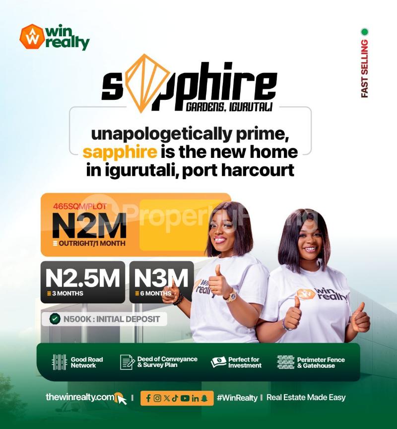 Land in Port Harcourt Rivers Land for sale in portharcourt Land in