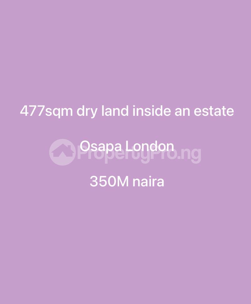 Land for sale Osapa london Lekki Lagos