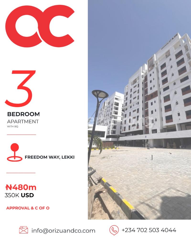 3 bedroom Flat / Apartment for sale Lekki Lagos