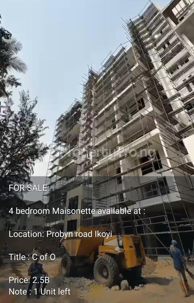 4 bedroom House for sale (prblyn Road) Ikoyi Lagos