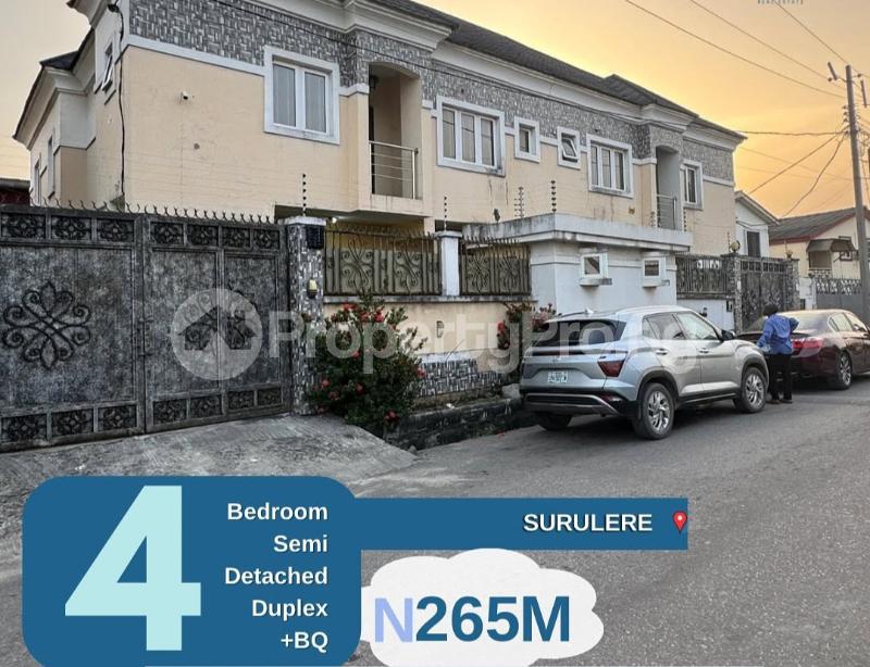4 bedroom House for sale Surulere Lagos