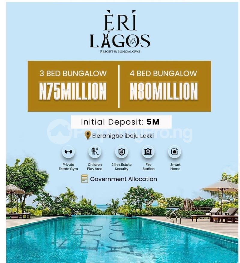 House for sale Eleran Igbe | Eri Lagos $ Resort | Eleko Eleranigbe Ibeju-Lekki Lagos