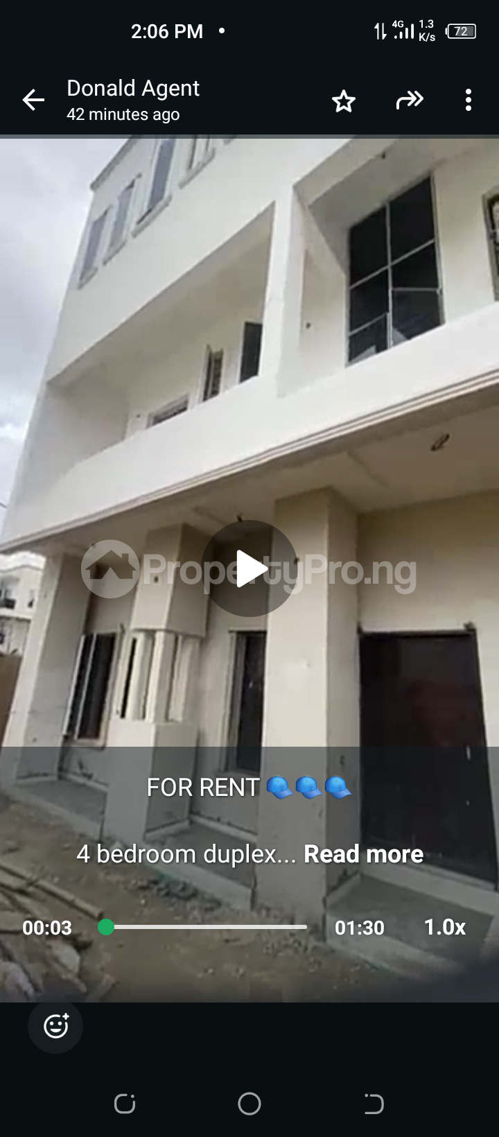 4 bedroom House for rent Estate Ago palace Okota Lagos