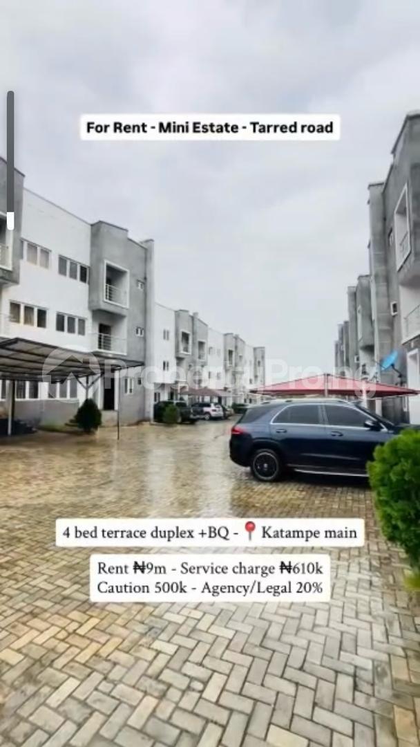 4 bedroom House for rent Katampe Abuja