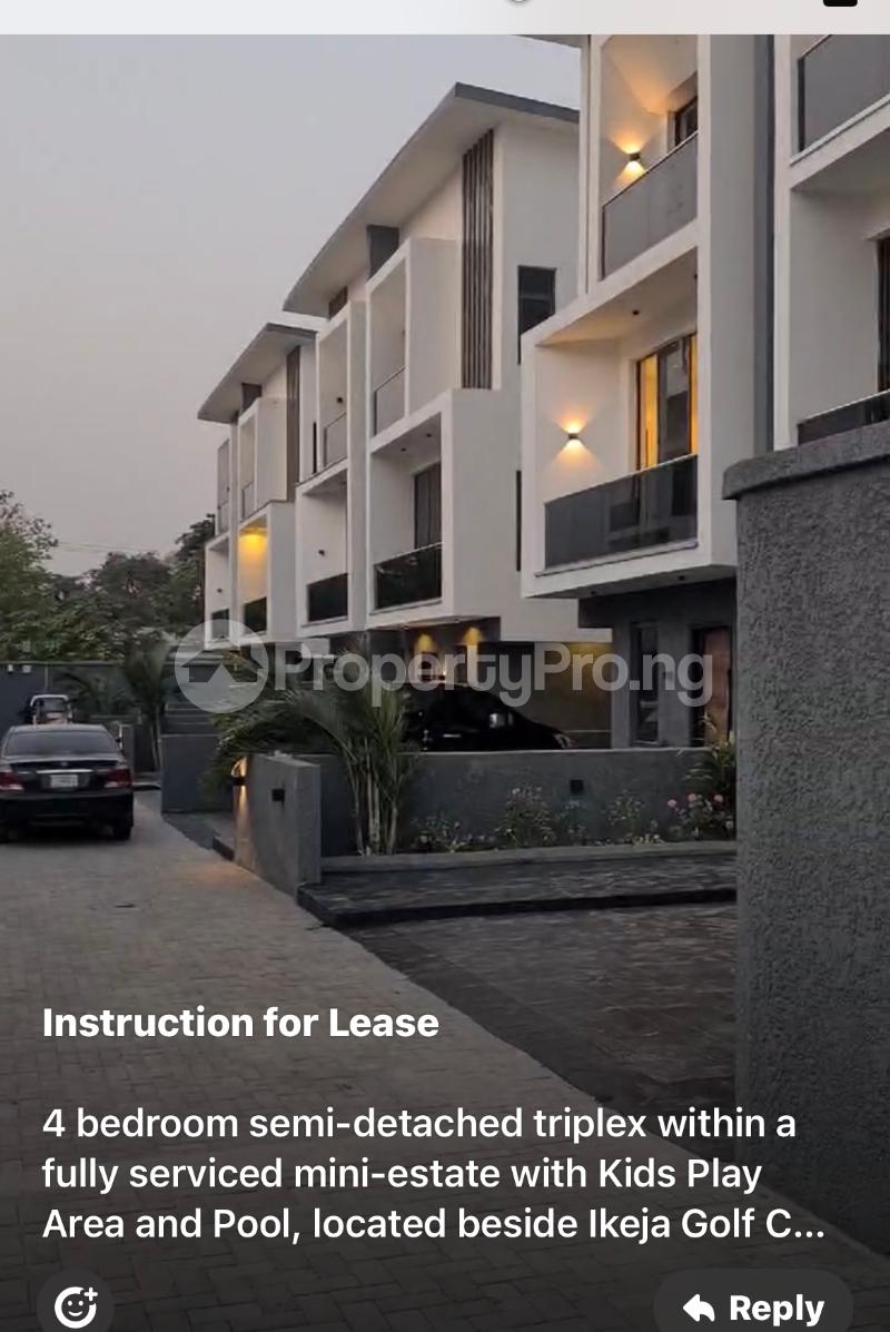 4 bedroom House for rent Ikeja Gra Ikeja GRA Ikeja Lagos - 1