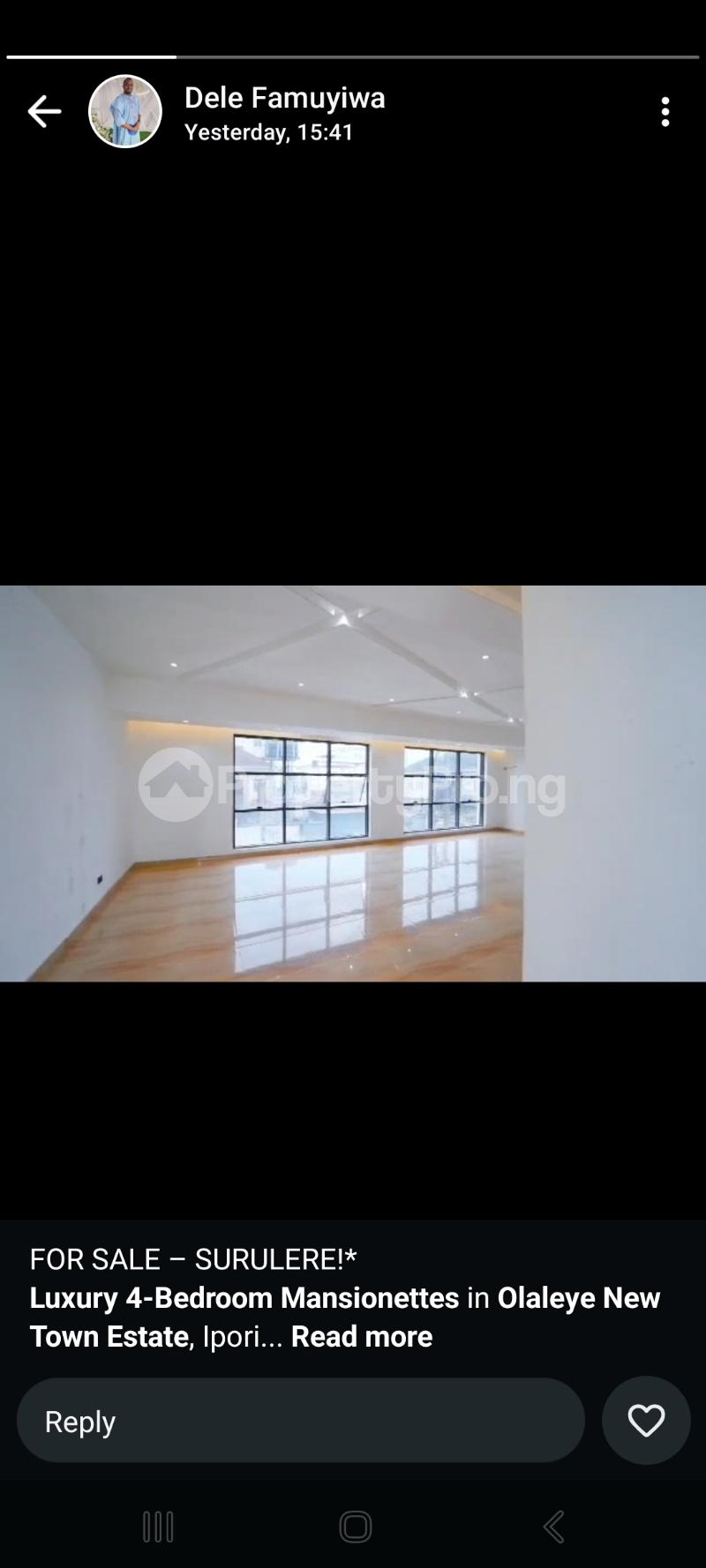 4 bedroom House for sale Olaleye Estate, Iponri Surulere Lagos