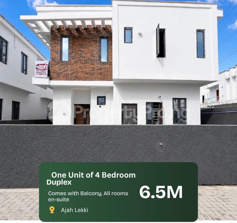 4 bedroom House for rent Ajah Lagos