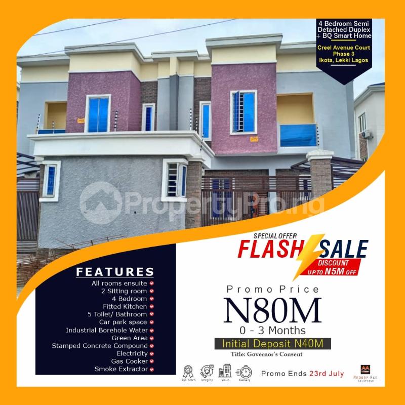 4 bedroom House for sale Creek Avenue Court Ikota Lekki Lagos