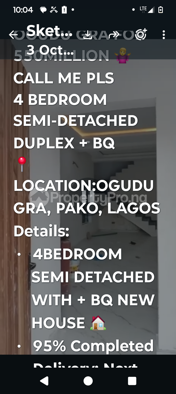 4 bedroom House for sale Ogudu Gra, Pako Ogudu GRA Ogudu Lagos