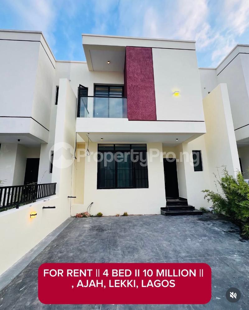 4 bedroom House for rent Sangotedo Ajah Lagos