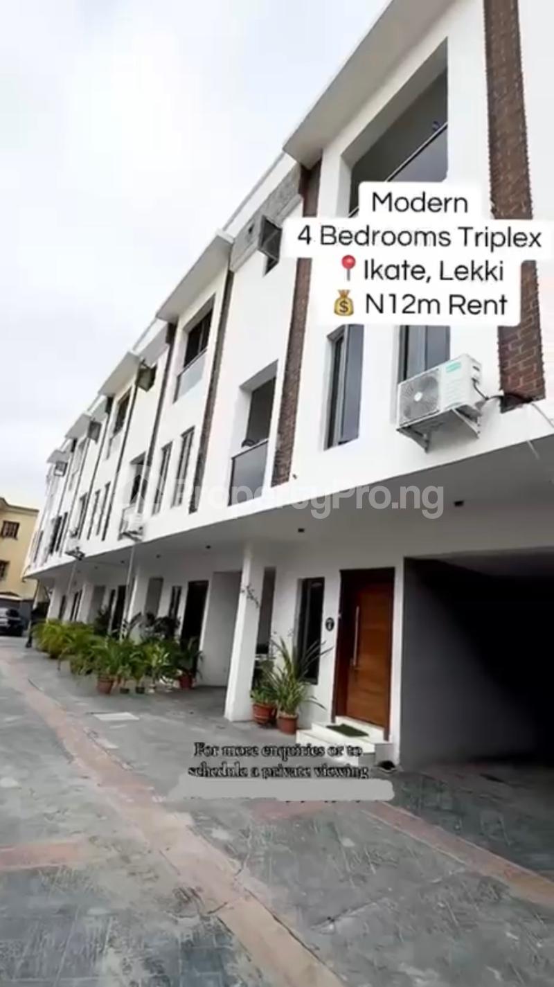 4 bedroom House for rent Ikate Lekki Lagos