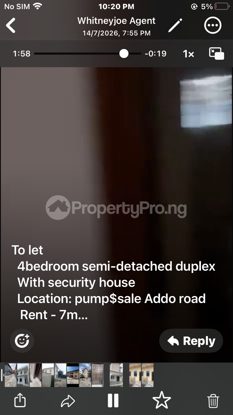 4 bedroom House for rent Pump And Sell Ado Road Ajah Lagos
