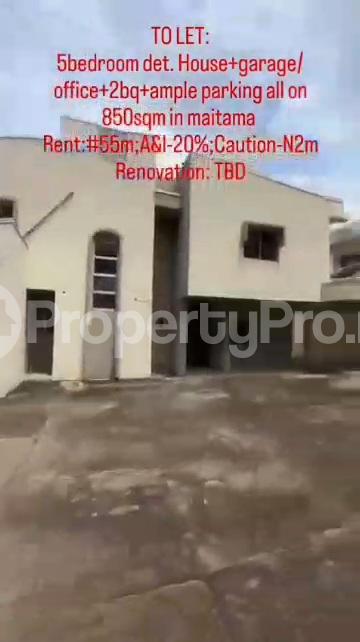 5 bedroom House for rent Maitama Abuja