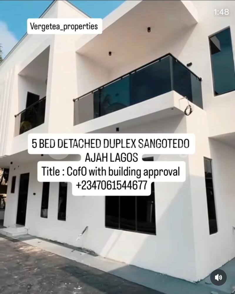 5 bedroom House for sale Sangotedo Ajah Lekki Sangotedo Ajah Lagos - 0