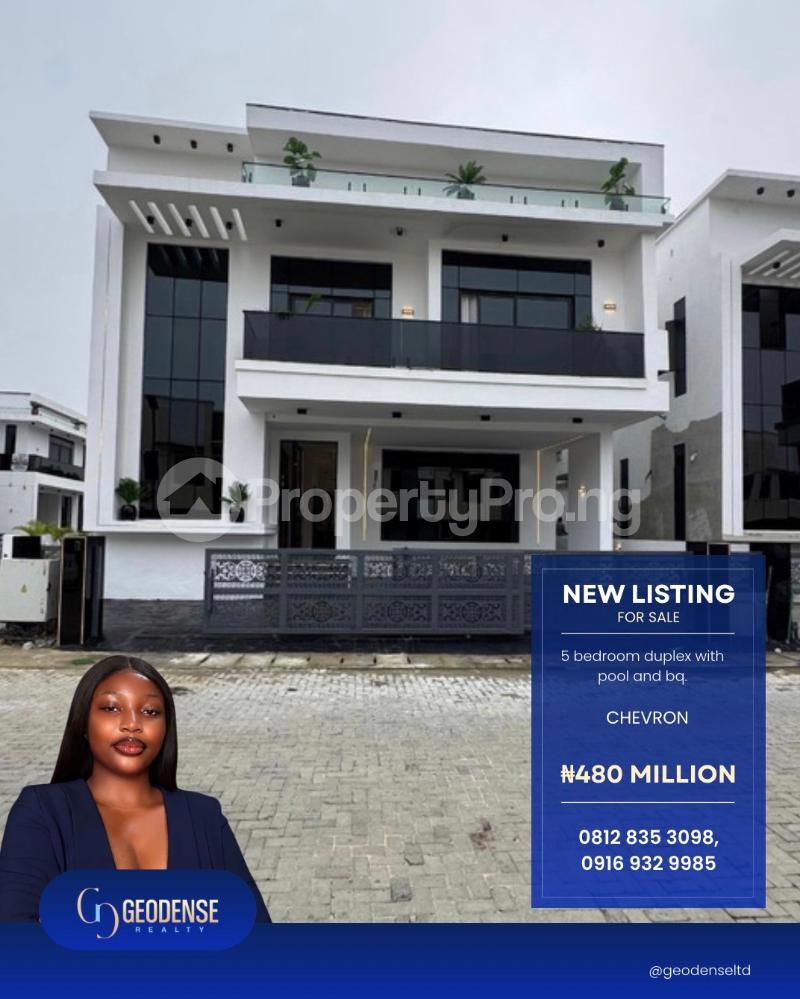 5 bedroom House for sale Chevron Lekki Lagos