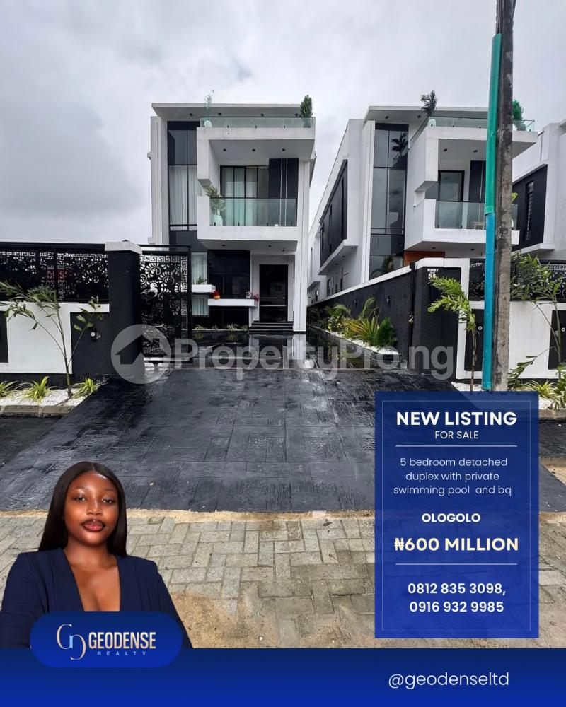 5 bedroom House for sale Ologolo Lekki Lagos
