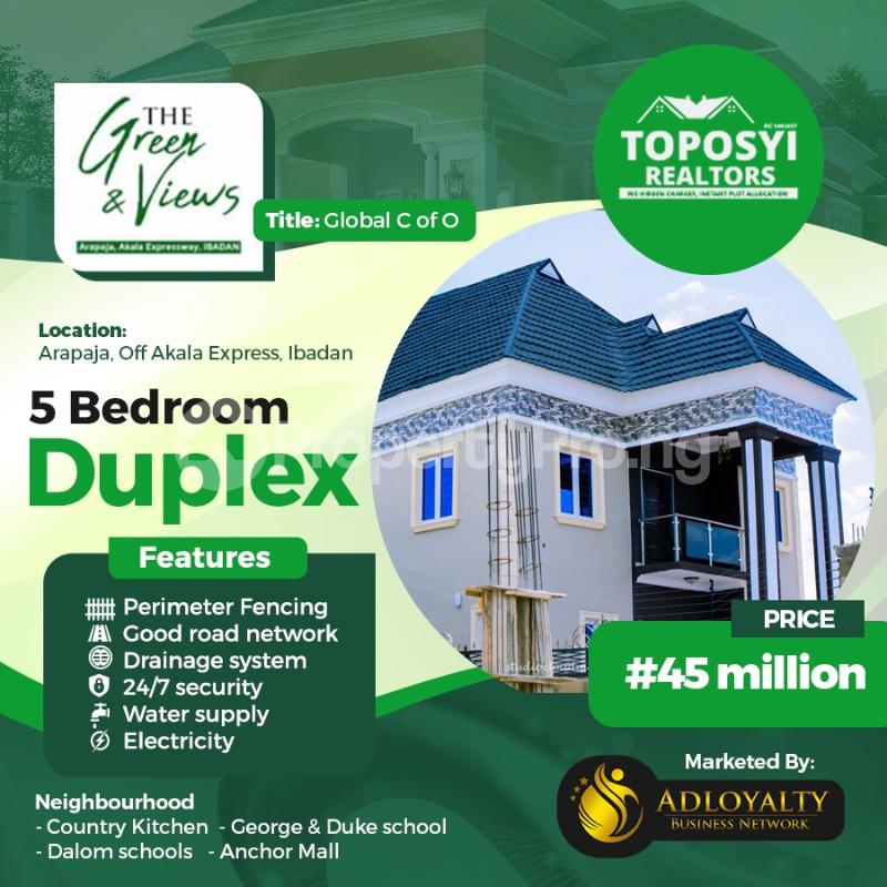 5 bedroom House for sale Akala Express Ibadan Oyo