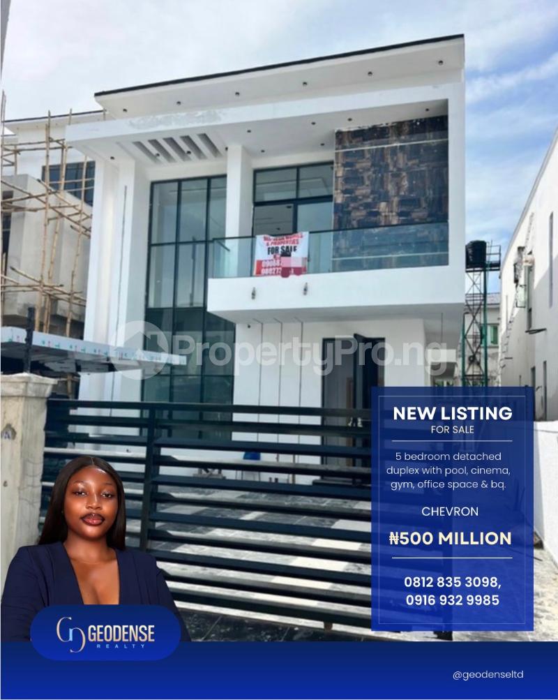 5 bedroom House for sale Chevron Lekki Lagos