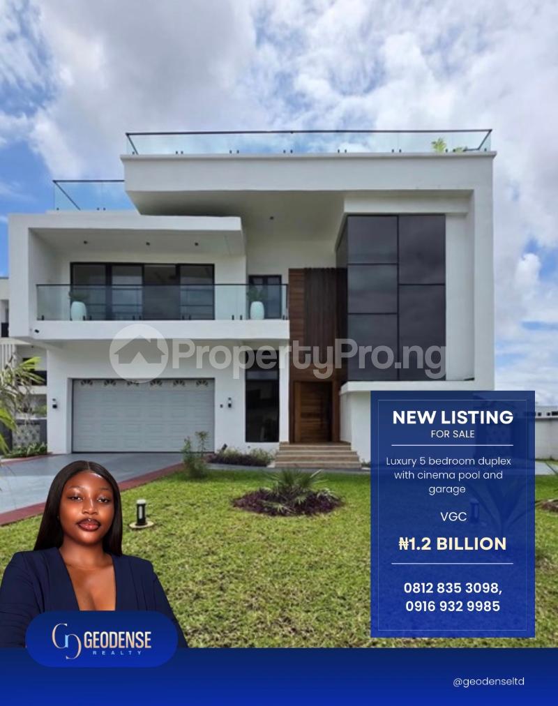 5 bedroom House for sale VGC Lekki Lagos