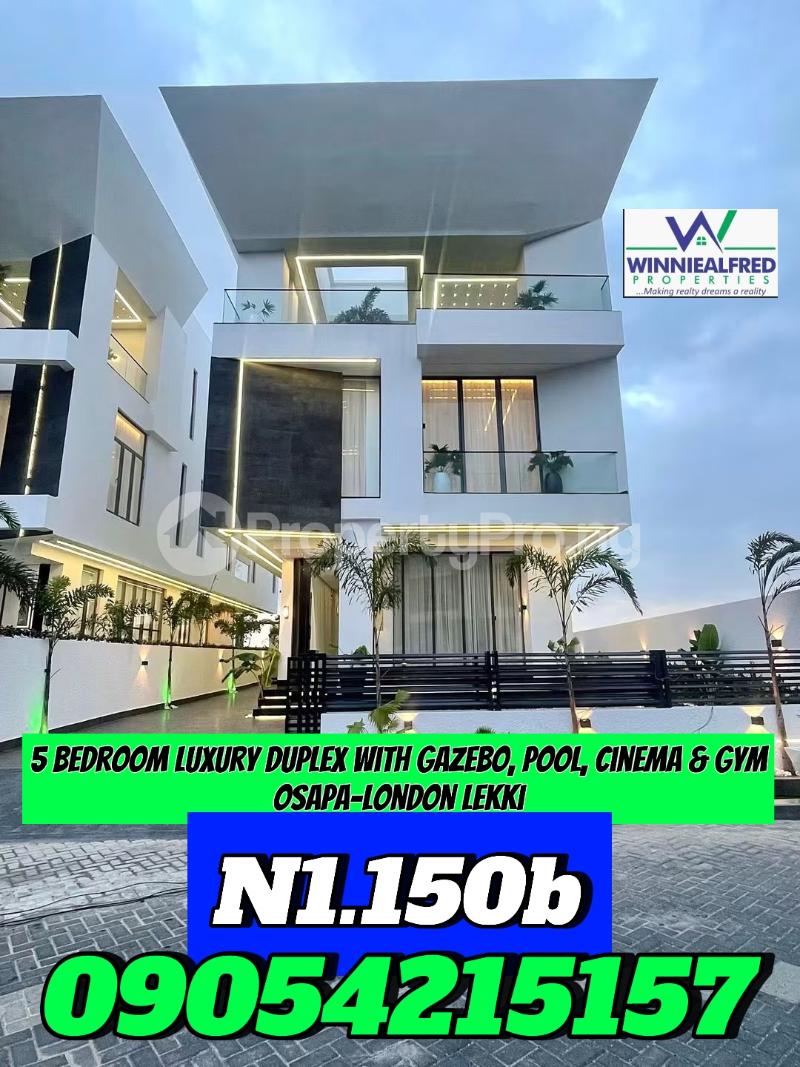 5 bedroom House for sale Osapa london Lekki Lagos