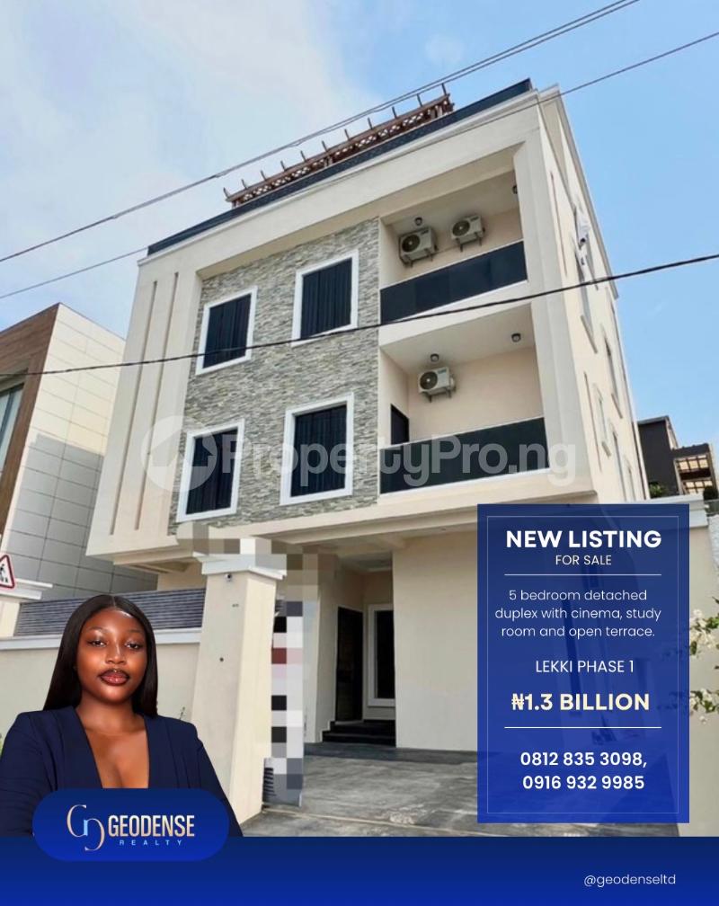 5 bedroom House for sale Lekki Phase 1 Lekki Lagos