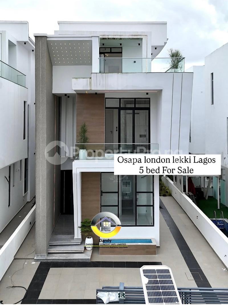 5 bedroom House for sale Osapa london Lekki Lagos