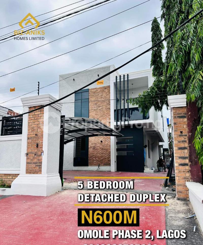 5 bedroom House for sale Omole phase 2 Ojodu Lagos