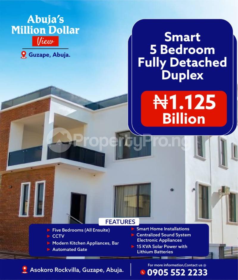 5 bedroom House for sale Asokoro Rockvilla, Guzape Abuja