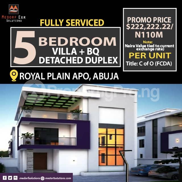 5 bedroom House for sale Before The Popular Apo Shoprite Apo Abuja