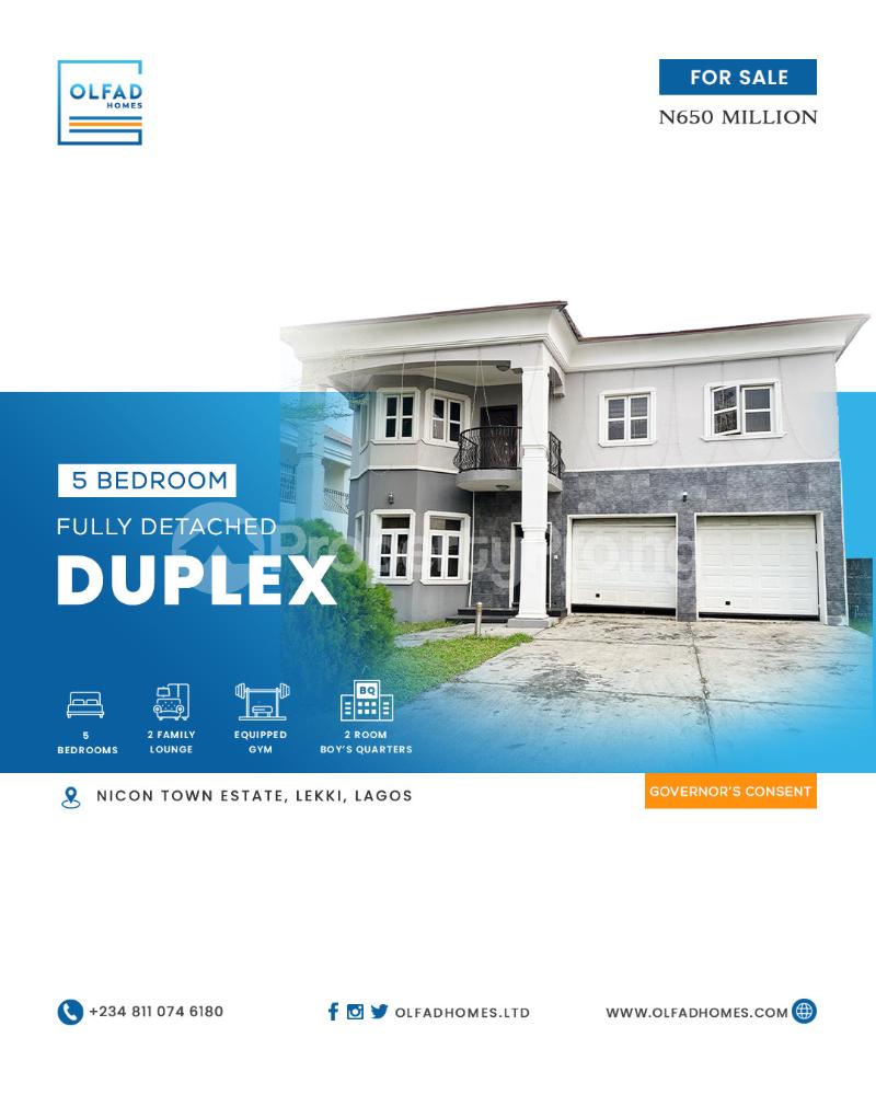 House for sale Nicon Town Lekki Lagos
