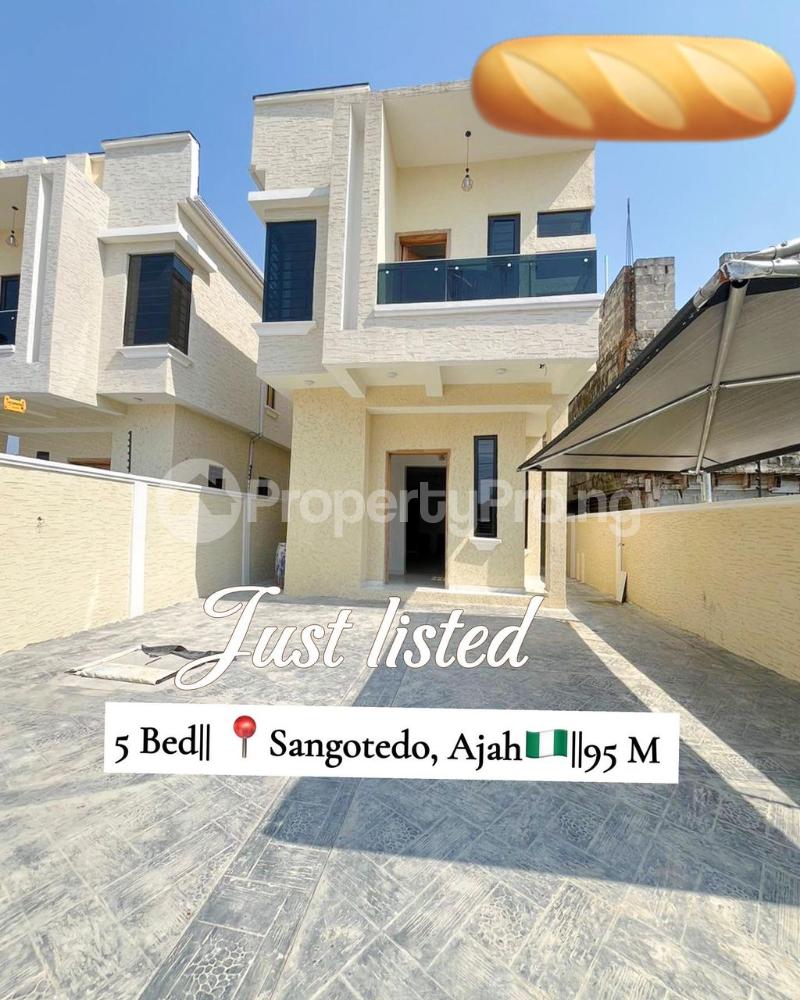 5 bedroom House for sale Sangotedo Ajah Lagos