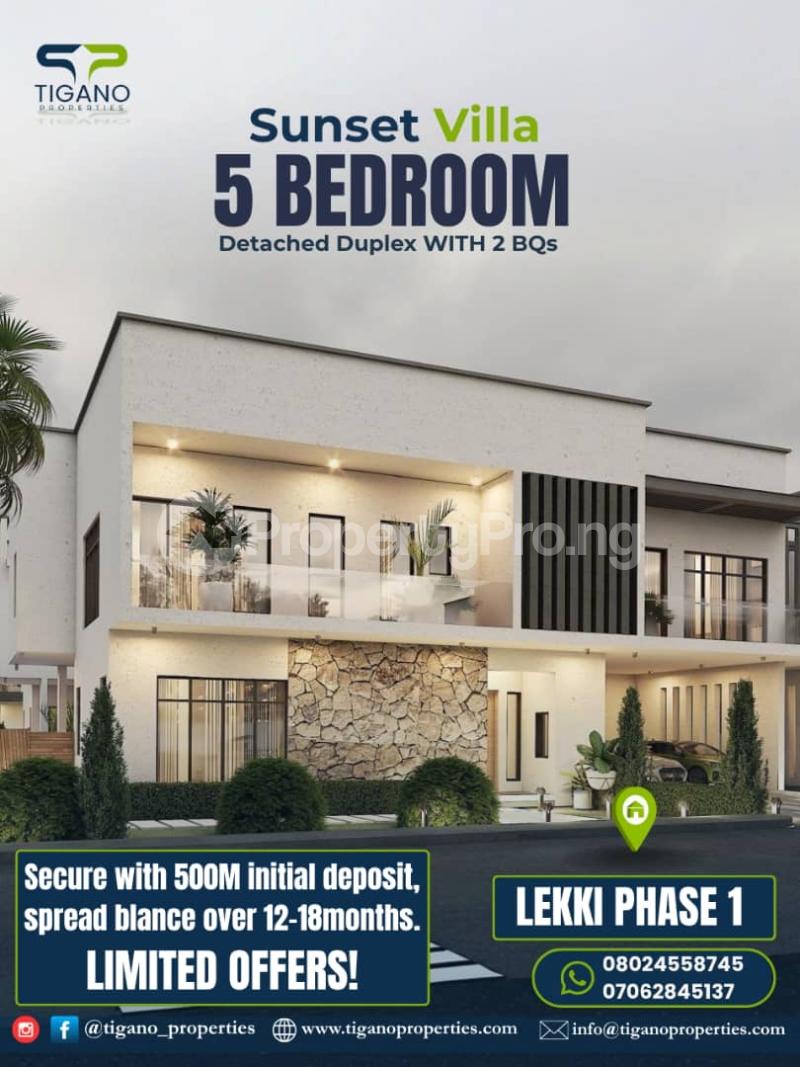 6 bedroom House for sale Lekki Phase 1 Lekki Lagos