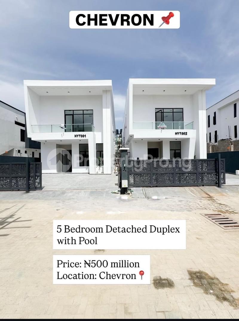 5 bedroom House for sale Chevron Lekki Chevron Lekki Lagos