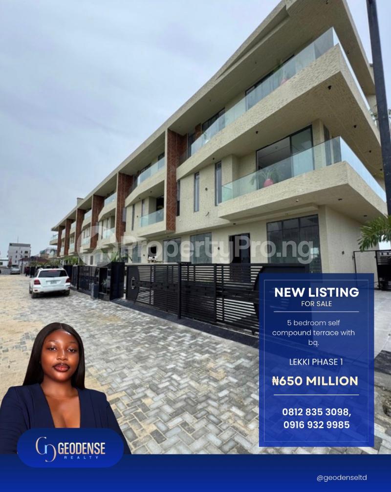 5 bedroom House for sale Lekki Phase 1 Lekki Lagos