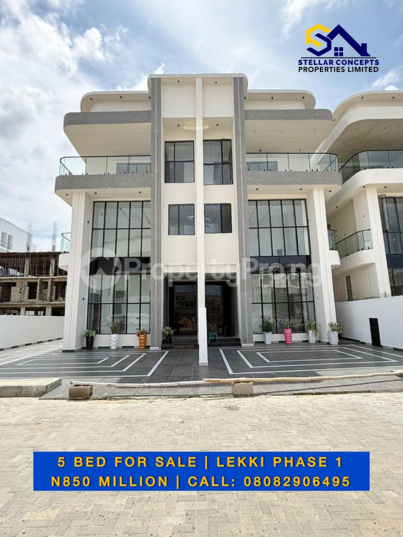 5 bedroom House for sale Lekki Phase 1 Lekki Lagos