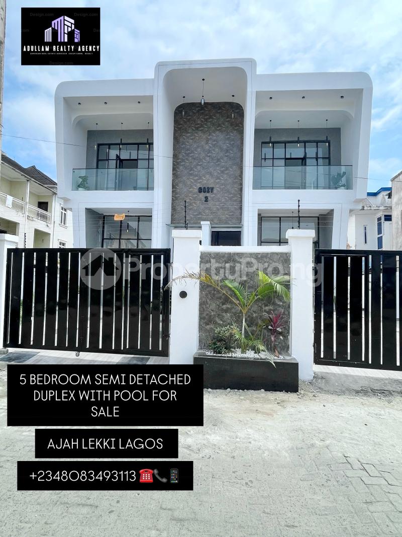 5 bedroom House for sale Ajah Lagos